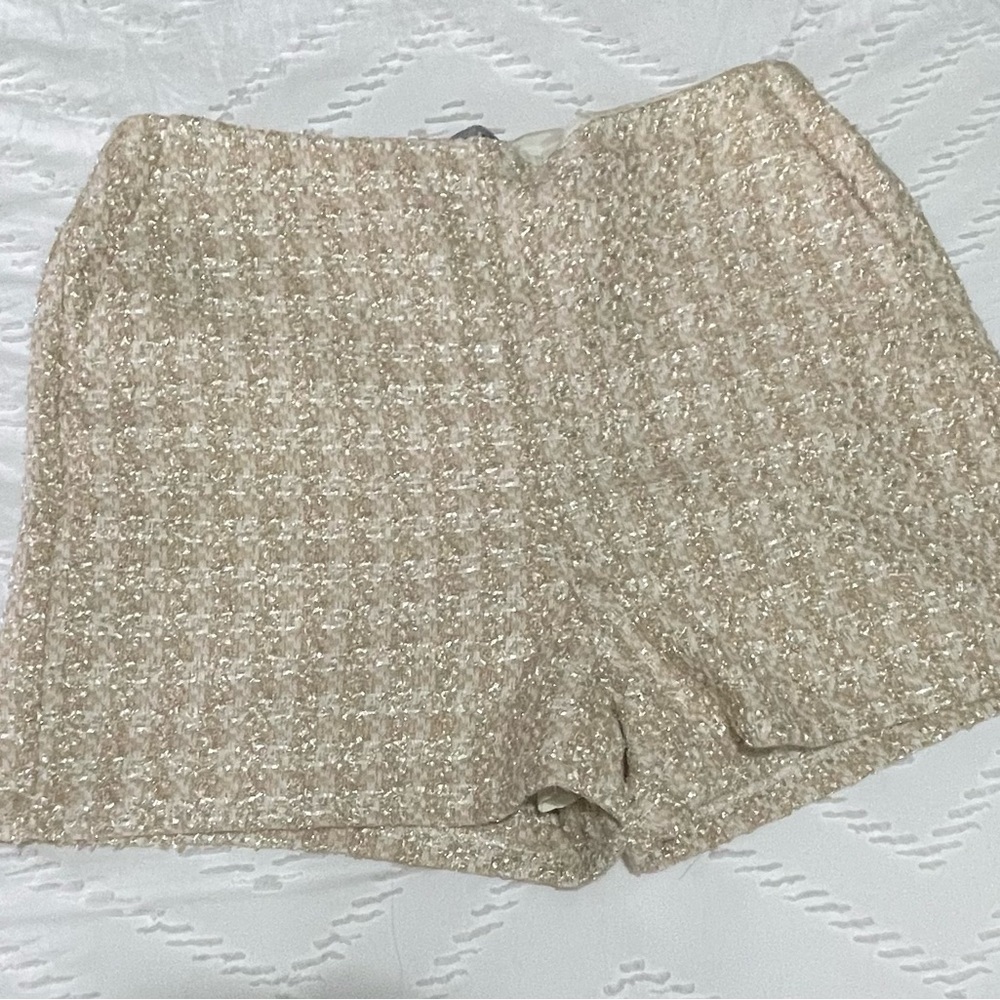 Express Tweed High Waisted Shorts